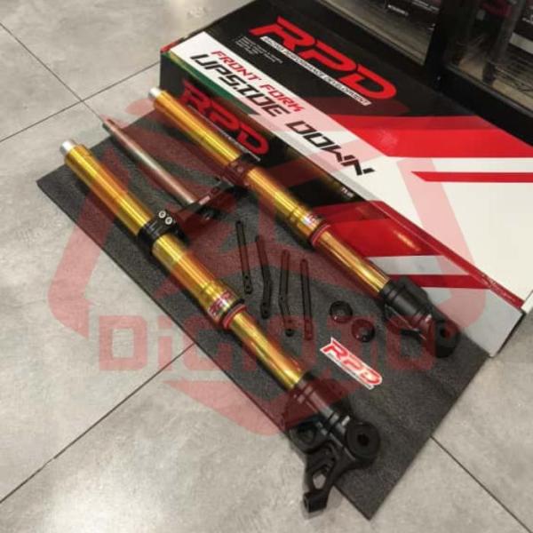 Bottom Shock Depan Upside Down RPD Xmax Kaliper Radial 4P Pitch 100 Disc 298mm