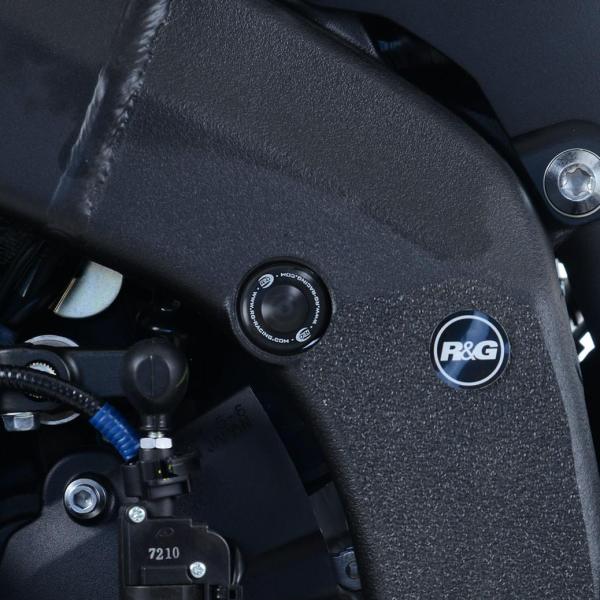 Tutup Rangka R&G R6 '17 (Kiri Atas) Upper Frame Plug FI0134BK