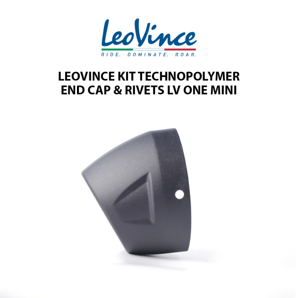 Leovince Cover Knalpot End Cap Cup + Rivets Silencer Lv One Mini 205964VPR