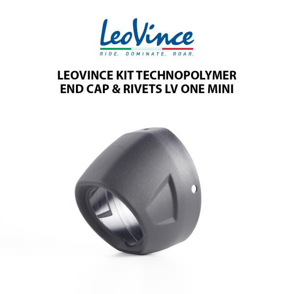 Leovince Cover Knalpot End Cap Cup + Rivets Silencer Lv One Mini 205964VPR