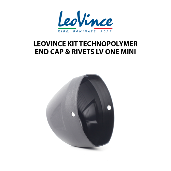 Leovince Cover Knalpot End Cap Cup + Rivets Silencer Lv One Mini 205964VPR