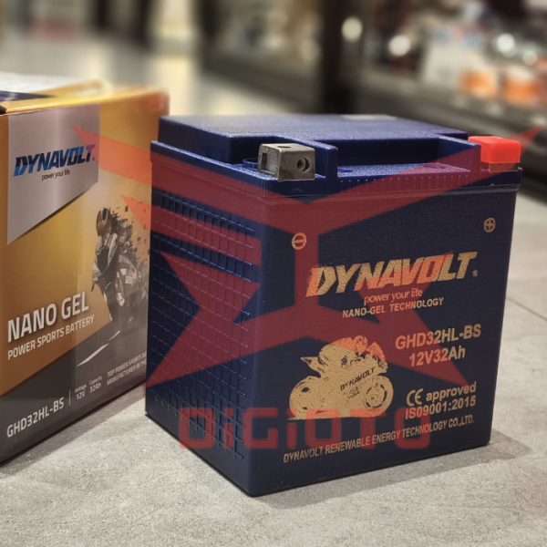 Aki Motor Dynavolt Nano Gel GHD32HL-BS Road Glide Street Glide Electra Road King