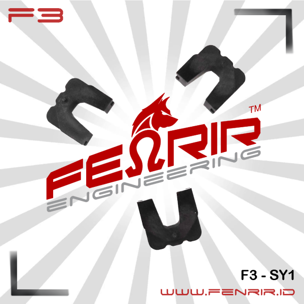 Slide Piece Karet Slider Fenrir F3-SY1 Mio Sporty Smile J S Z M3 Soul GT Xride Xeon Lexi Aerox Nmax