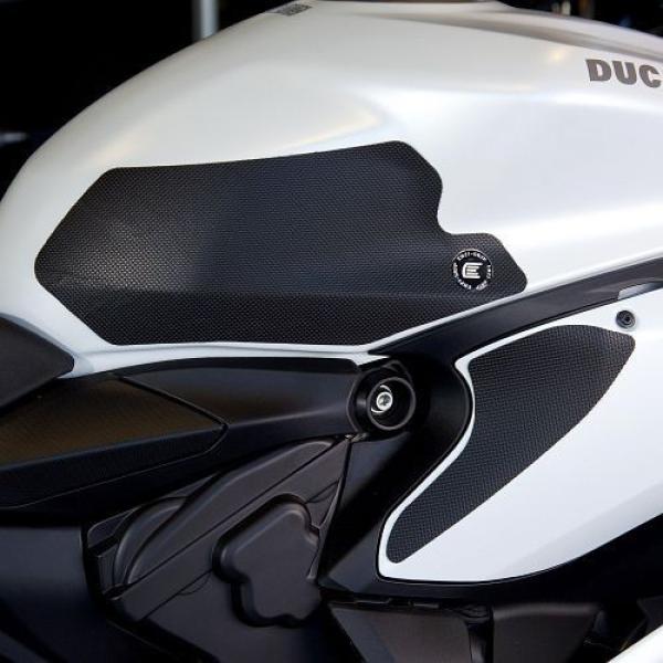 Tankpad Eazi Grip Side Ducati Panigale 899/959/1199/1299 '11-'18 Tank Grip Black/Clear PRO206