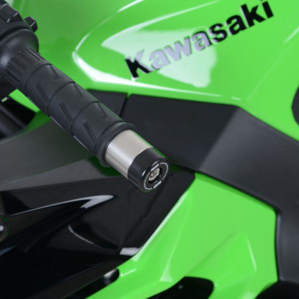 Jalu Stang R&G Kawasaki ZX25R'20 Ninja 250'18 Bar End Sliders BE0001BK