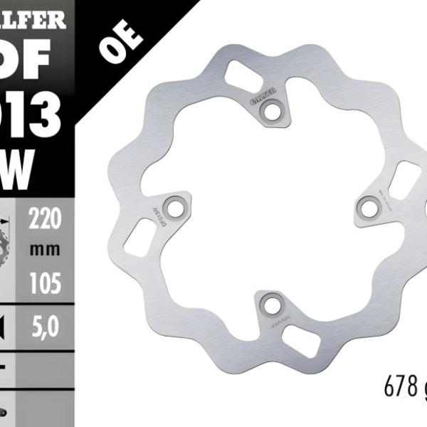 Disc Brake Galfer Fixed Belakang CBR600RR 220mm Disc Wave