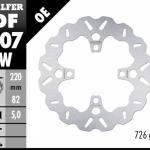 Disc Brake Galfer Fixed Belakang Daytona 675 R 220mm Disc Wave