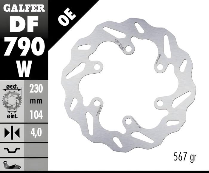 Disc Brake Galfer Fixed Belakang KTM 390 230mm Disc Wave
