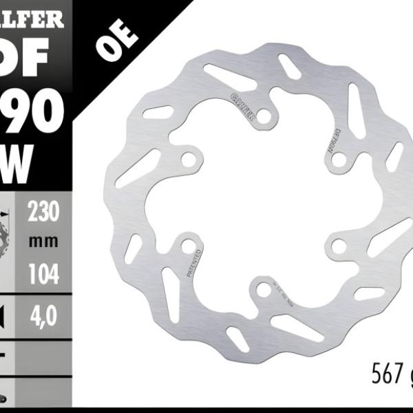 Disc Brake Galfer Fixed Belakang KTM 390 230mm Disc Wave