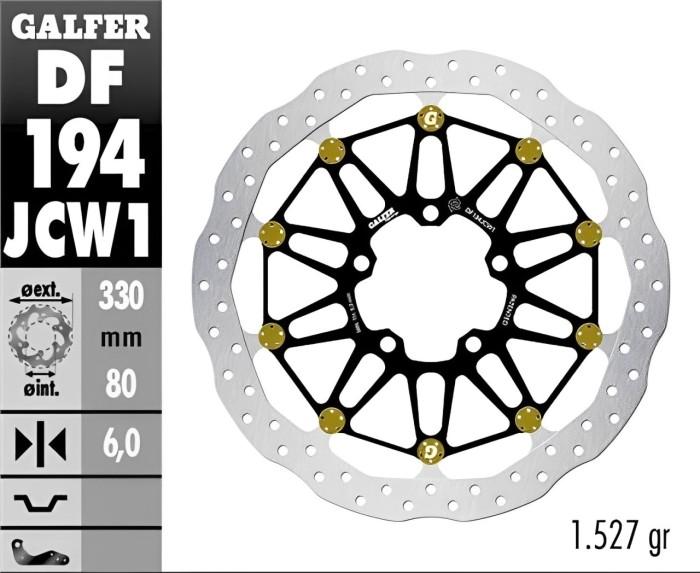Disc Brake Galfer Floatech Depan ZX10R '11-'23 330mm Disc Wave