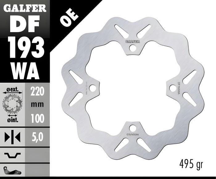 Disc Brake Galfer Fixed Belakang ZX6R/ZX10R'23 220mm Disc Wave