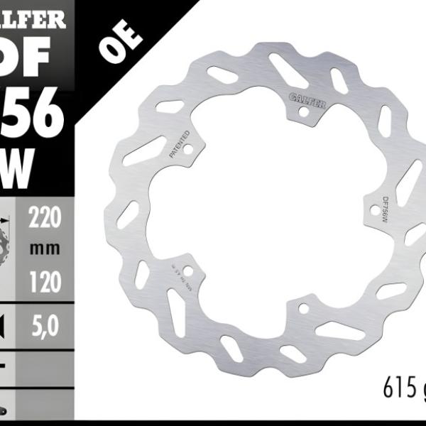 Disc Brake Galfer Fixed Belakang Motor Bmw S1000RR'09 220mm Disc Wave