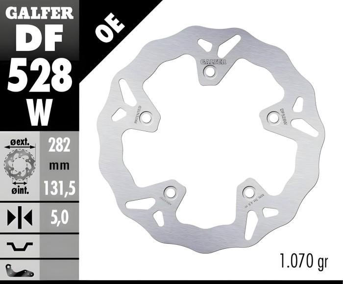 Disc Brake Galfer Fixed Belakang Tmax 530 282mm Disc Wave