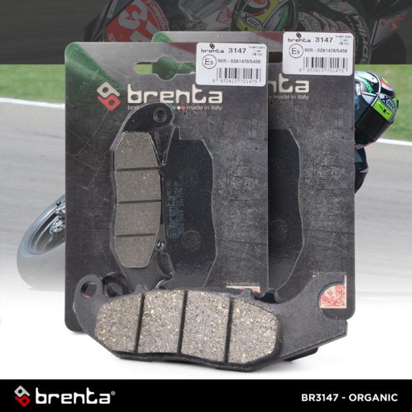 Kampas Rem Organik Brenta Honda CBR150R Original Depan BR3147