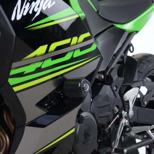 Frame Slider R&G NInja 250 Fi 18-19/Z250 19 Crash Protector CP0444BL