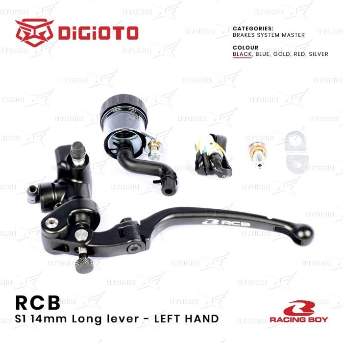 Racing Boy RCB Master Rem Radial S1 14mm Long Lever Kiri