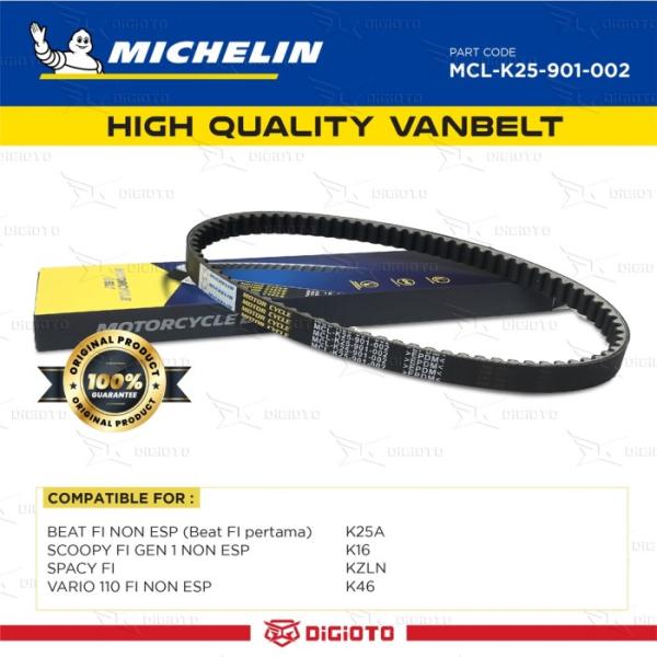 VBelt V Belt Vanbelt Michelin Beat FI/Scoopy ESP '15-'17 K25