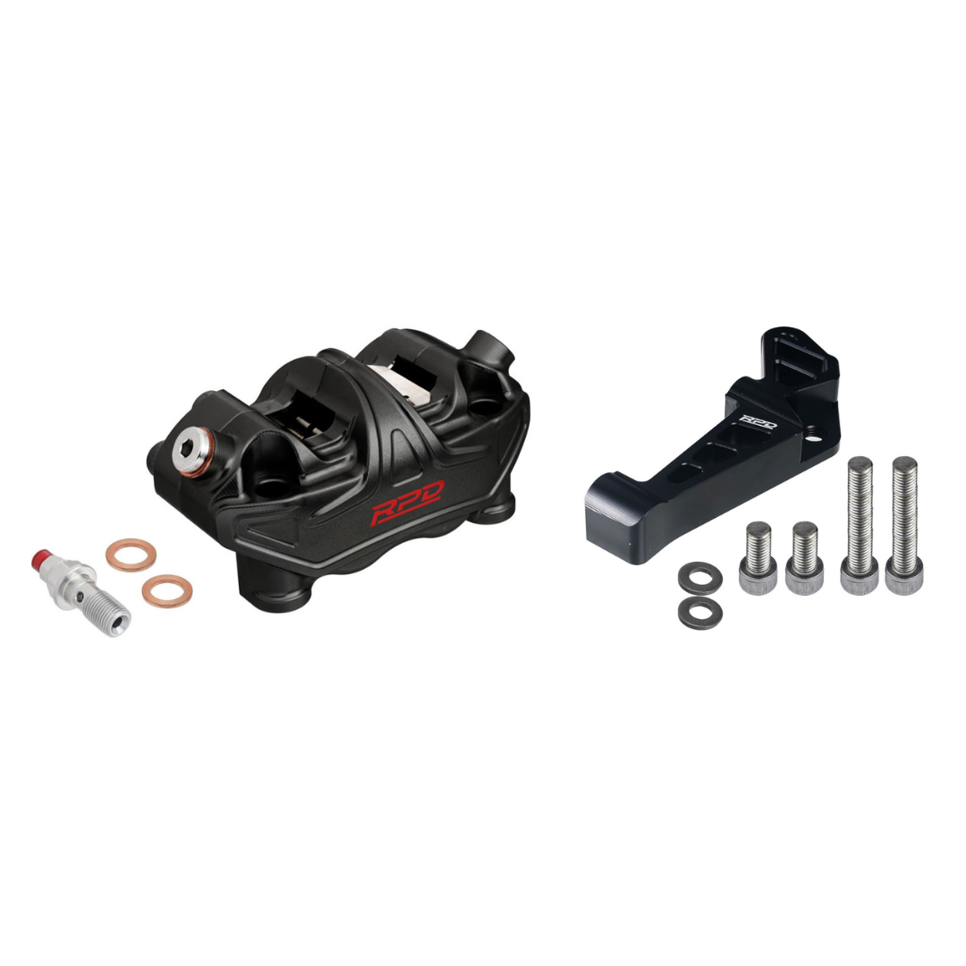 Kaliper Radial RPD Deutron Pitch 82mm + Bracket Nmax Old New Neo Turbo Aerox Old New Alpha Turbo Disc 260mm