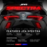 Lampu Belakang Rem 3 in 1 Running Sign Sein LED JPA Spectra Nmax Neo Turbo