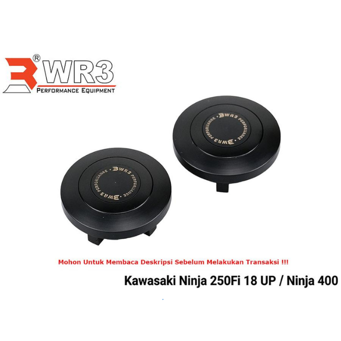 Tutup Rangka Frame Plug WR3 Kawasaki Ninja 250 Fi 2018 Ninja 400 Cover Rangka Motor