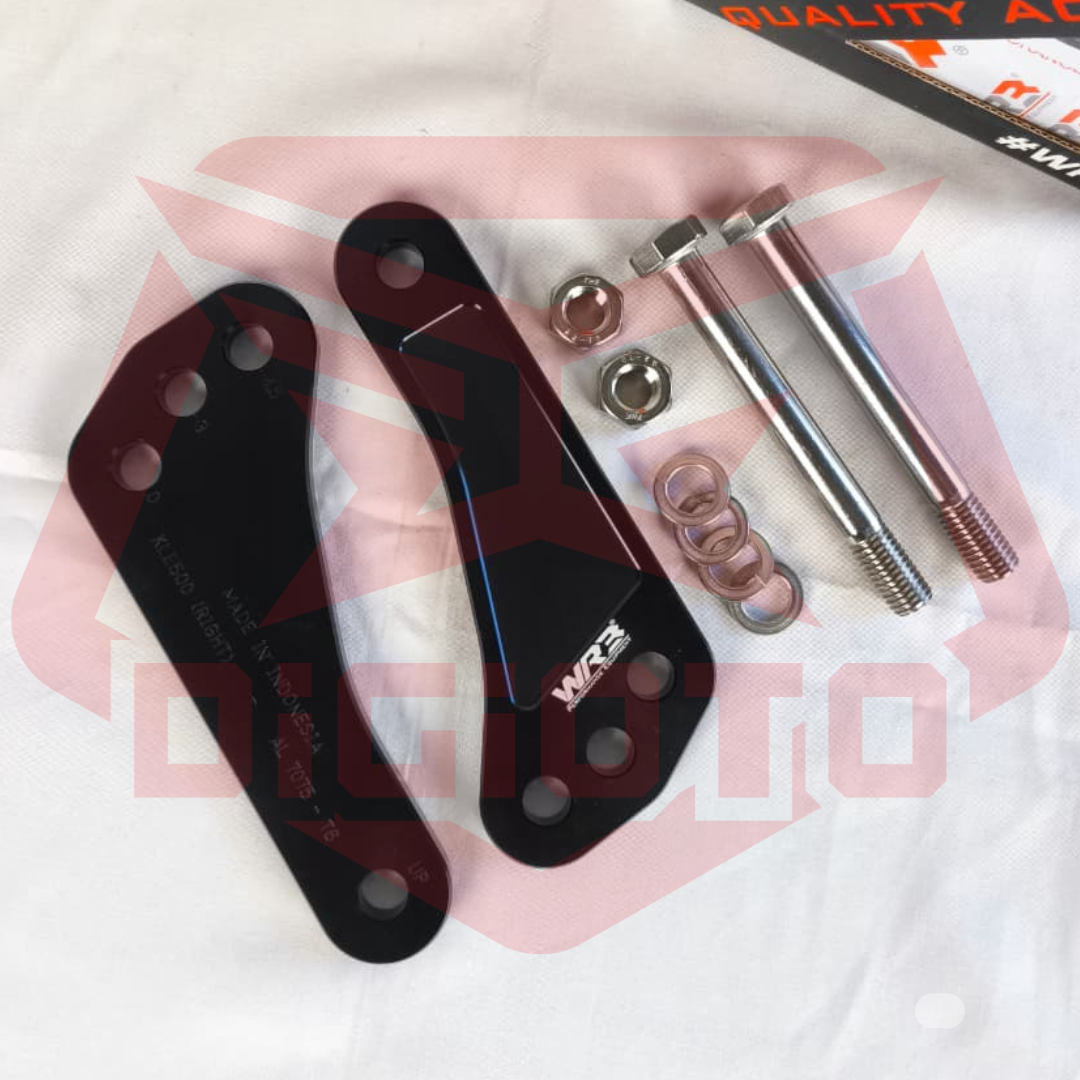 Penurun Shock Lowering Kit WR3 KLE 500 KLE500 3-4,5 cm