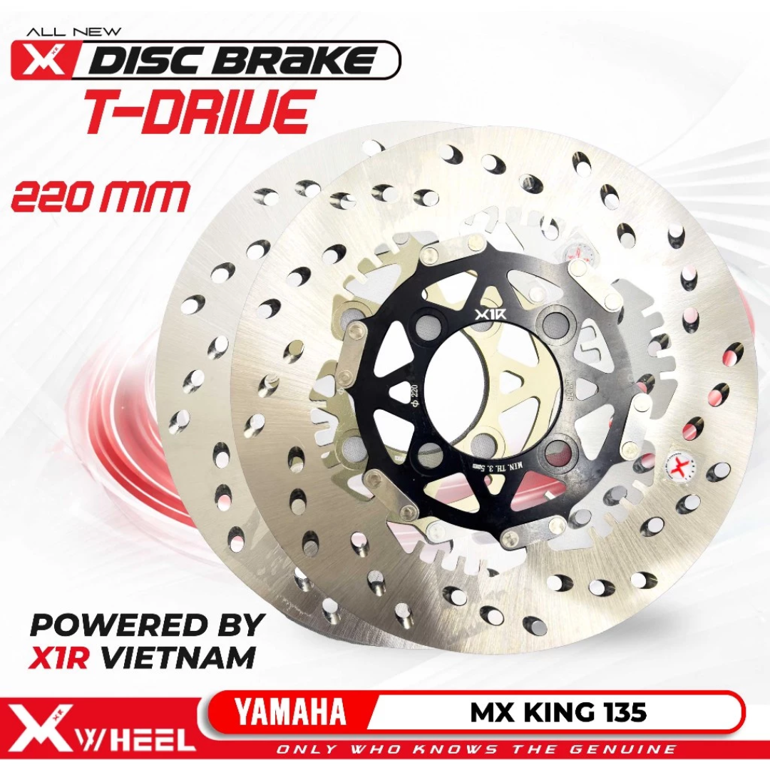 Discbrake Cakram Full Floating XWheel T-Drive Mx King 150 267mm Piringan Cakram Depan