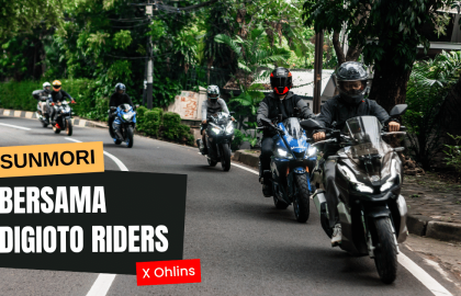 Keseruan Sunmori Digioto Bersama Ohlins Indonesia